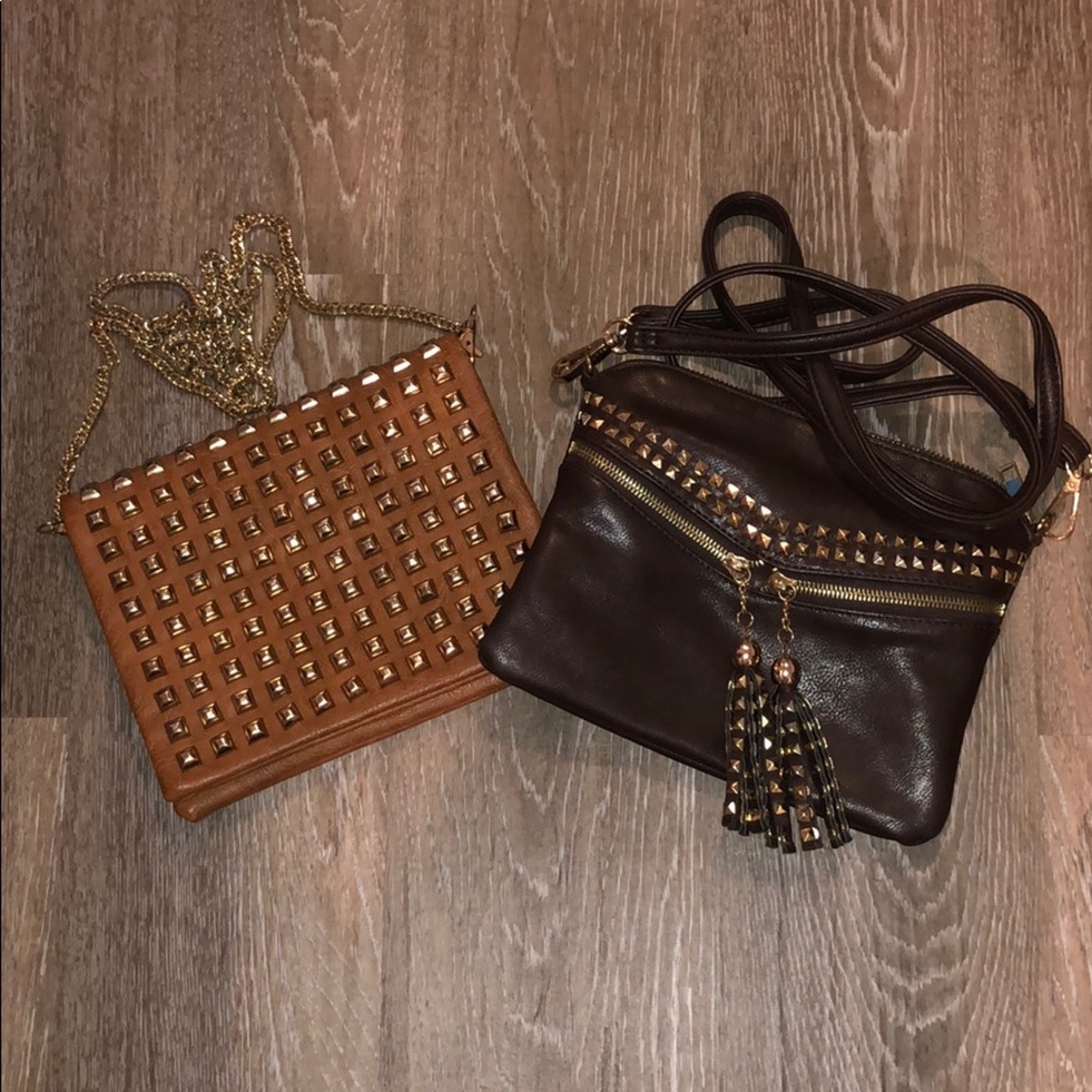 Bundle of 2 Brown Purses
